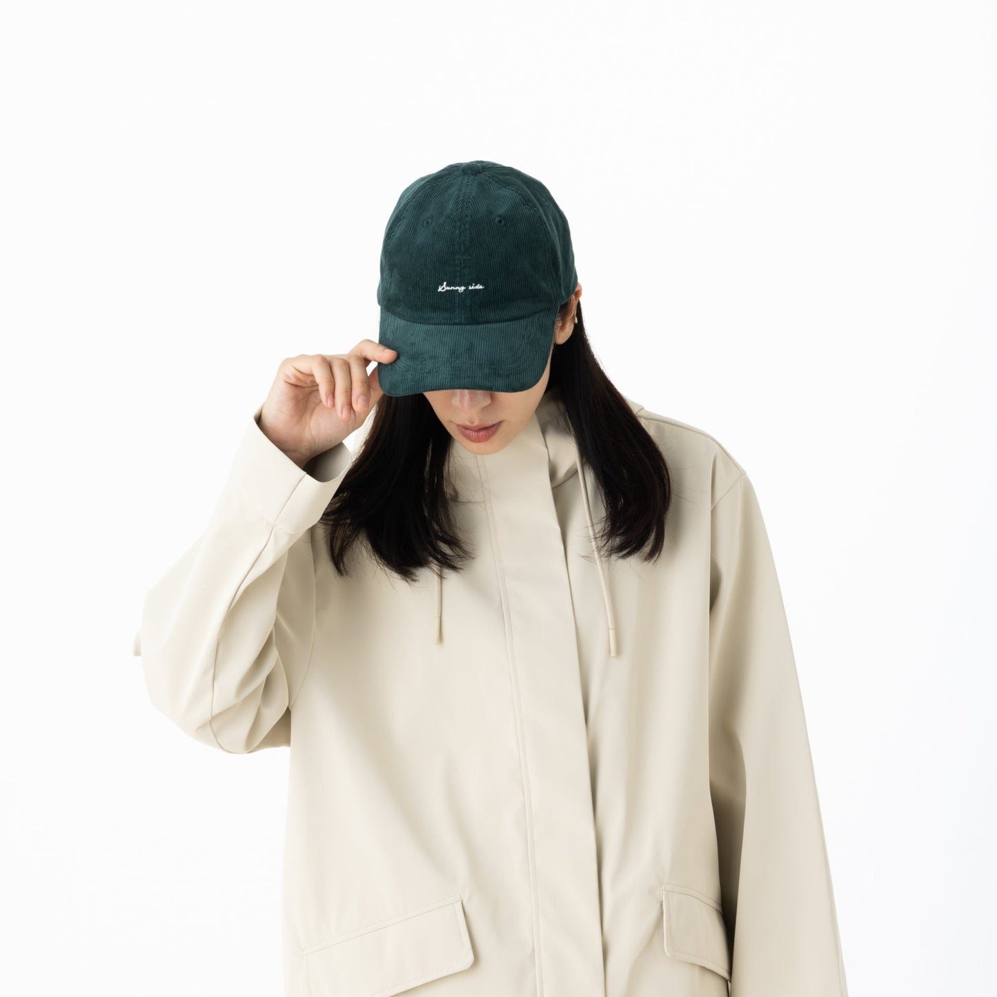 SNF001 キャップ ロゴ刺繍入り （コーデュロイ）