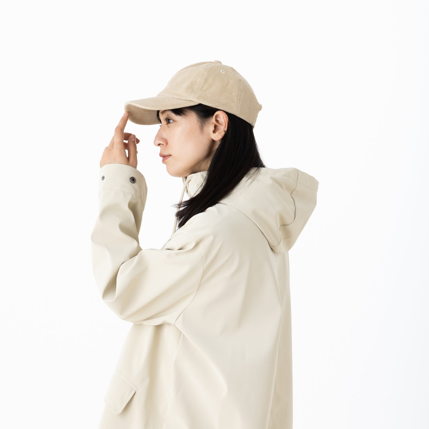 SNF001 キャップ ロゴ刺繍入り （コーデュロイ）