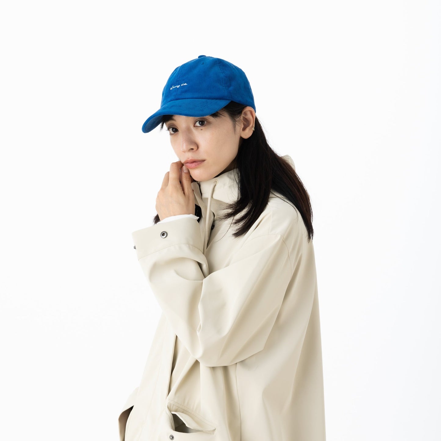 SNF001 キャップ ロゴ刺繍入り （コーデュロイ）