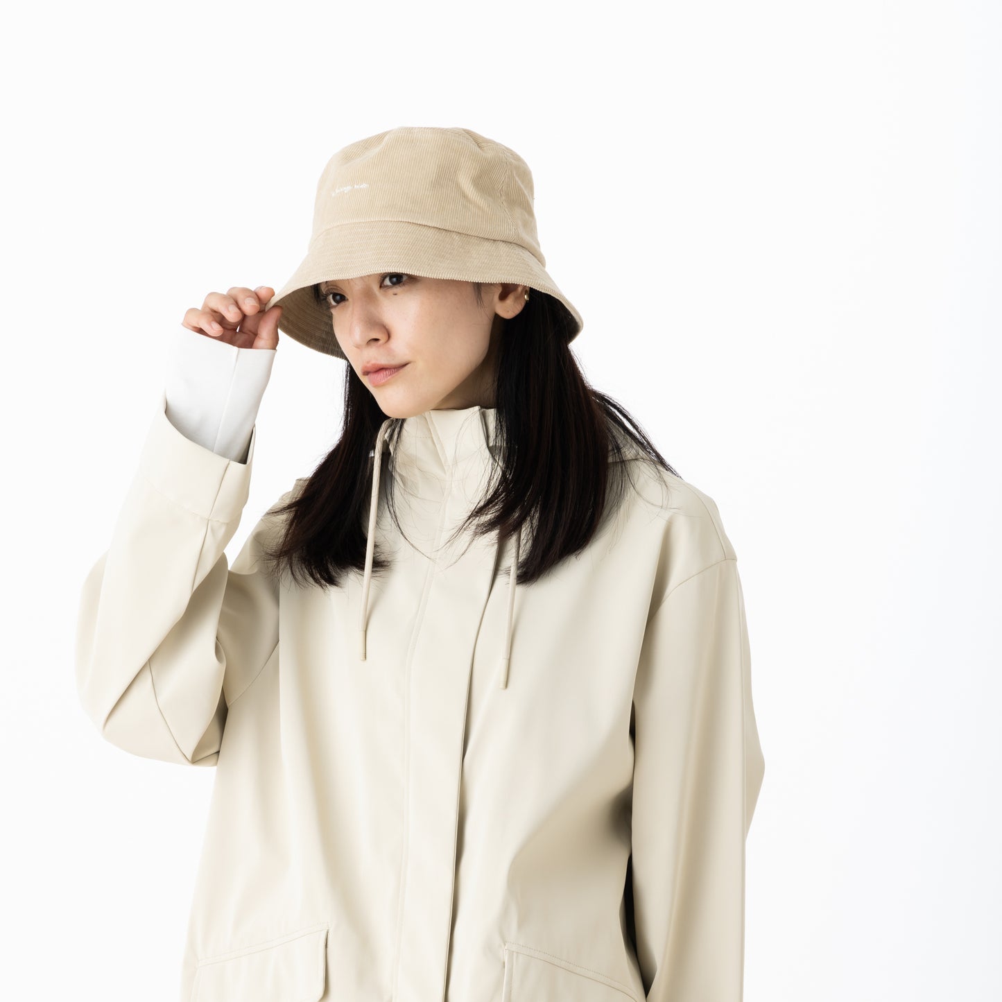 SNF002 バケットハット ロゴ刺繍入り (コーデュロイ)