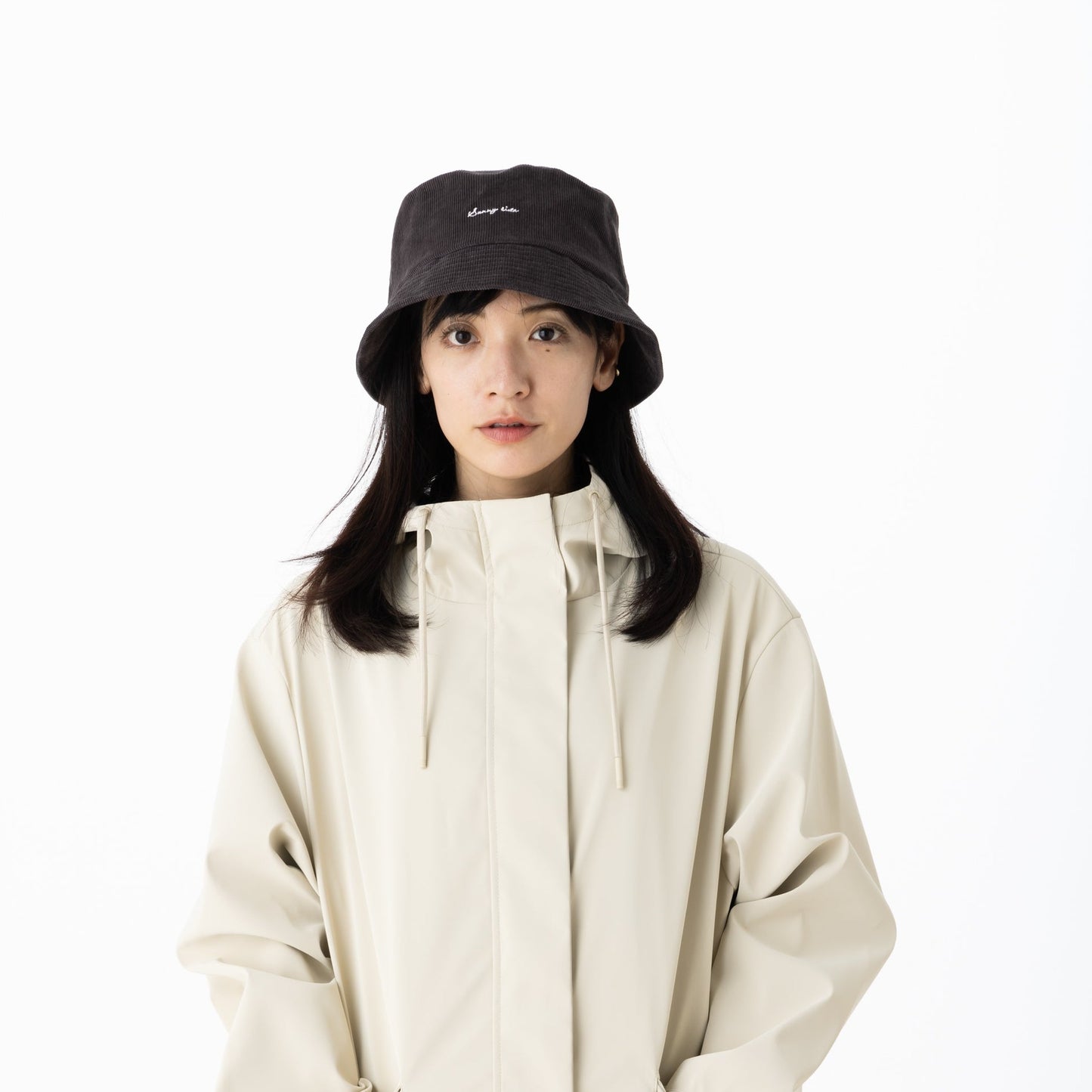 SNF002 バケットハット ロゴ刺繍入り (コーデュロイ)