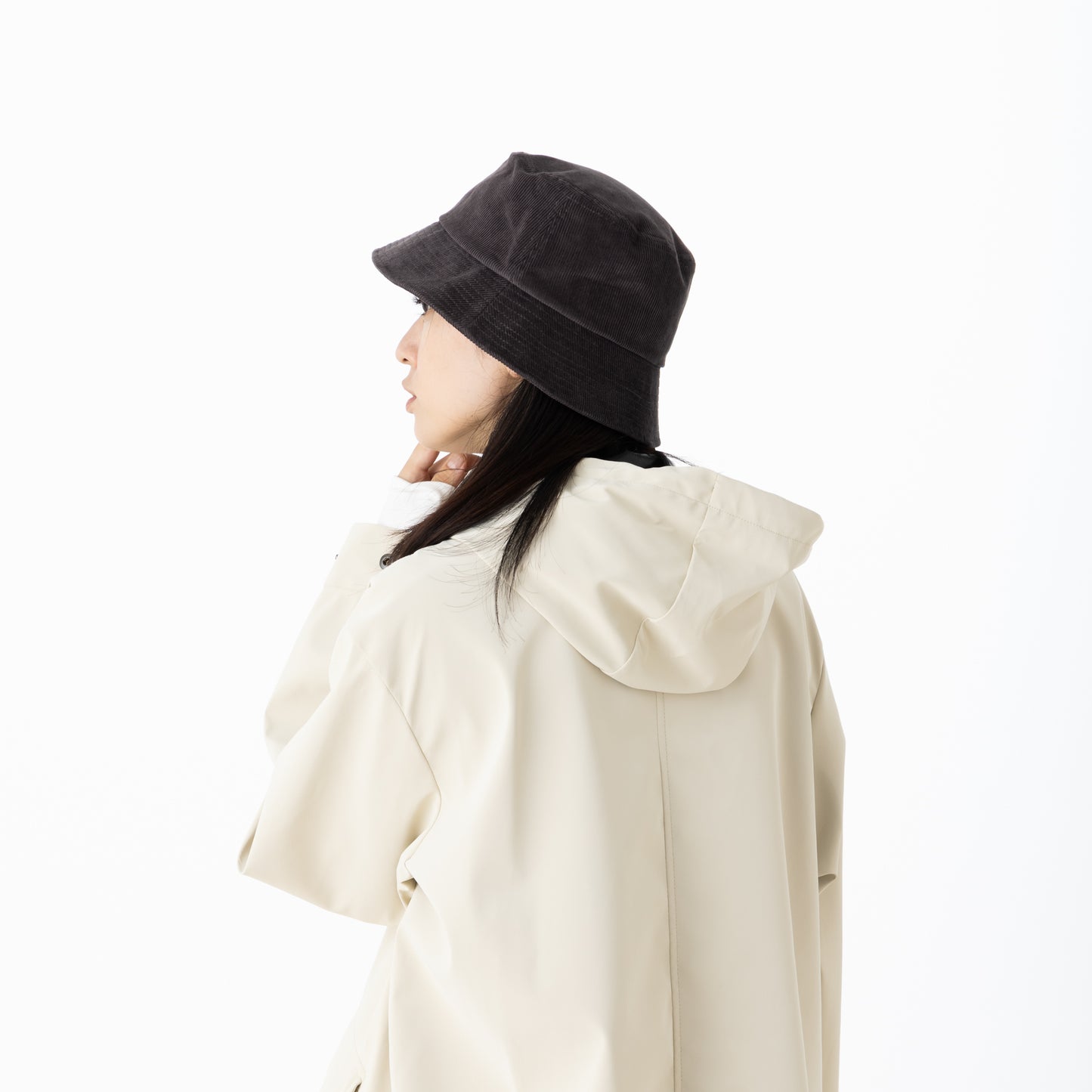 SNF002 バケットハット ロゴ刺繍入り (コーデュロイ)