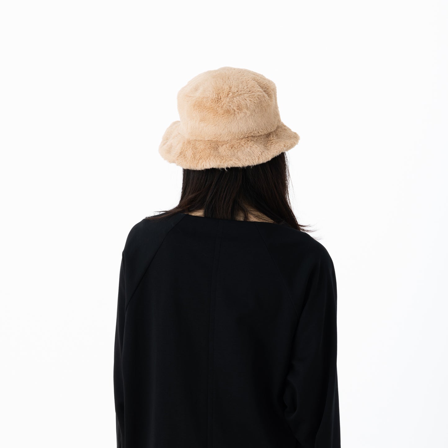 SNF003 ファーバケットハット （フェイクファー）