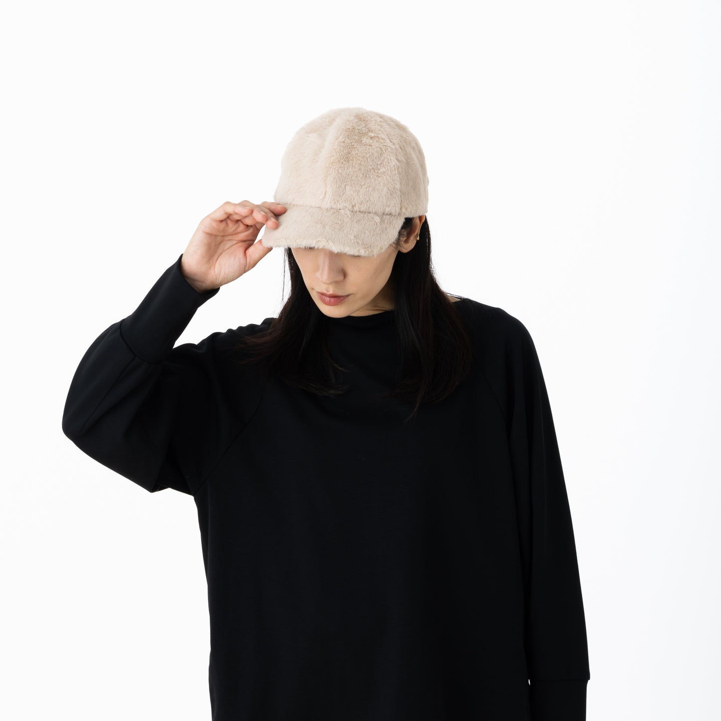 SNF004 ファーキャップ （フェイクファー）