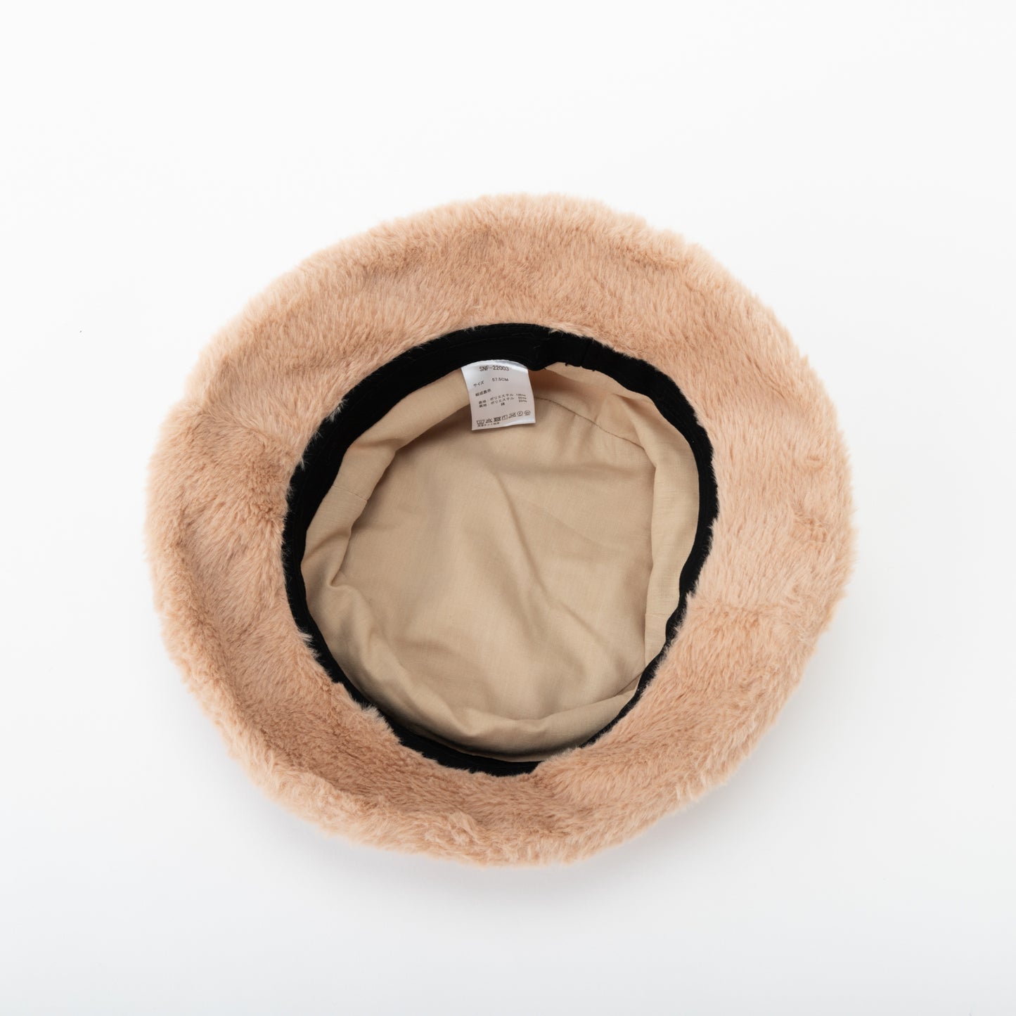 SNF003 ファーバケットハット （フェイクファー）