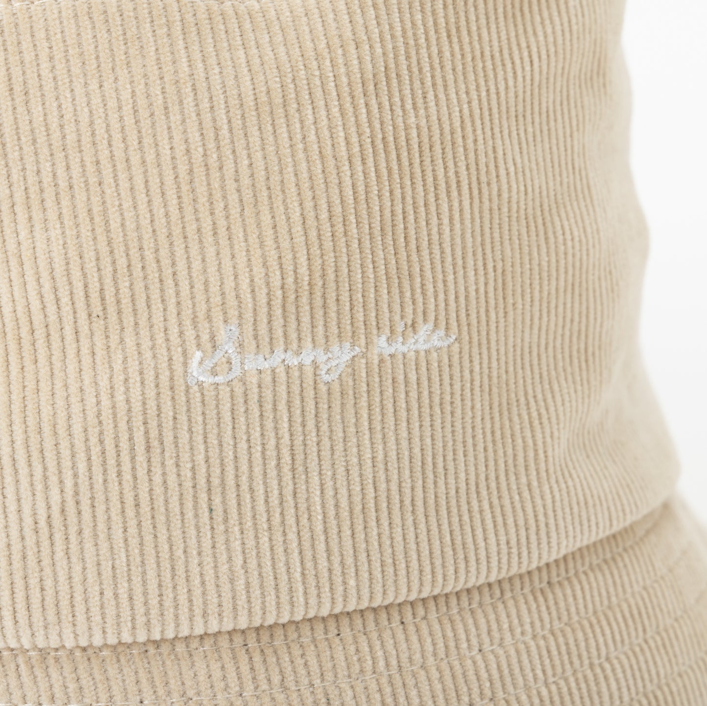 SNF002 バケットハット ロゴ刺繍入り (コーデュロイ)