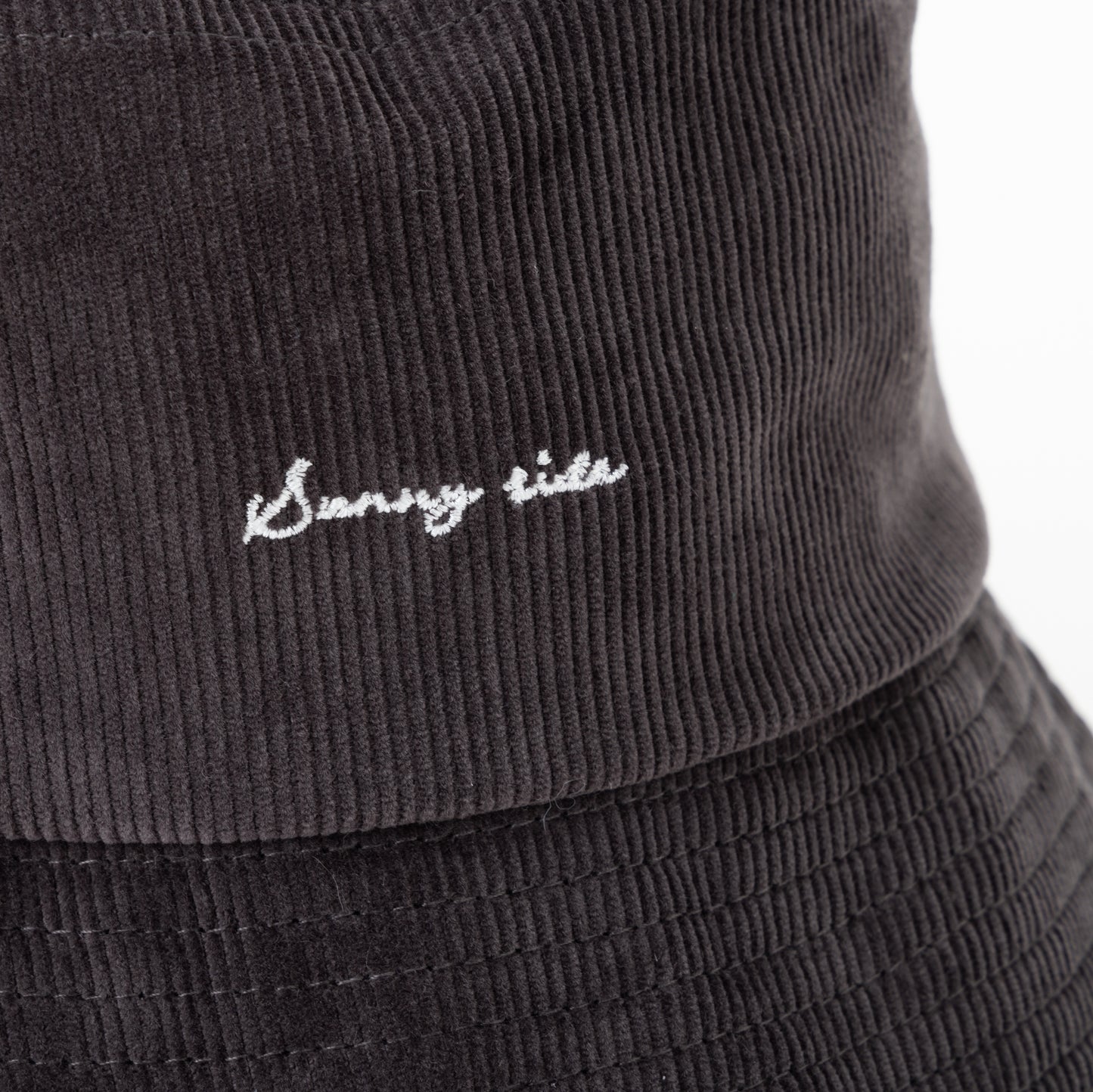 SNF002 バケットハット ロゴ刺繍入り (コーデュロイ)